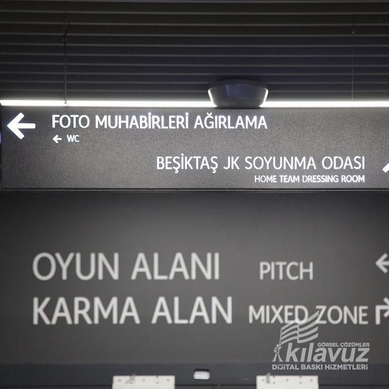 Indoor Direction Signs Unlit Signboard Toplu Sipariş 6