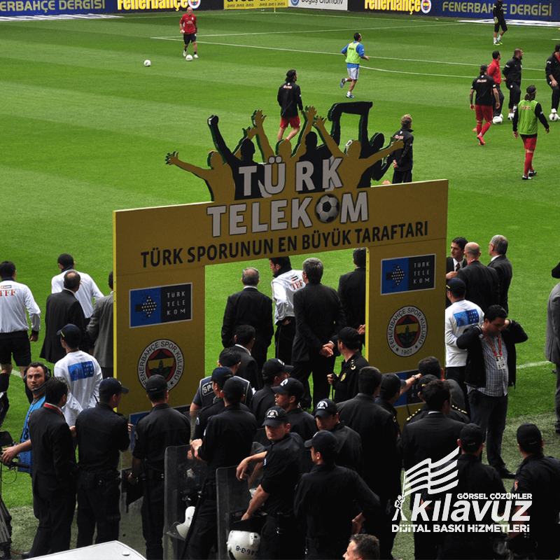 Football Player Exit Tag Advertising Toplu Sipariş