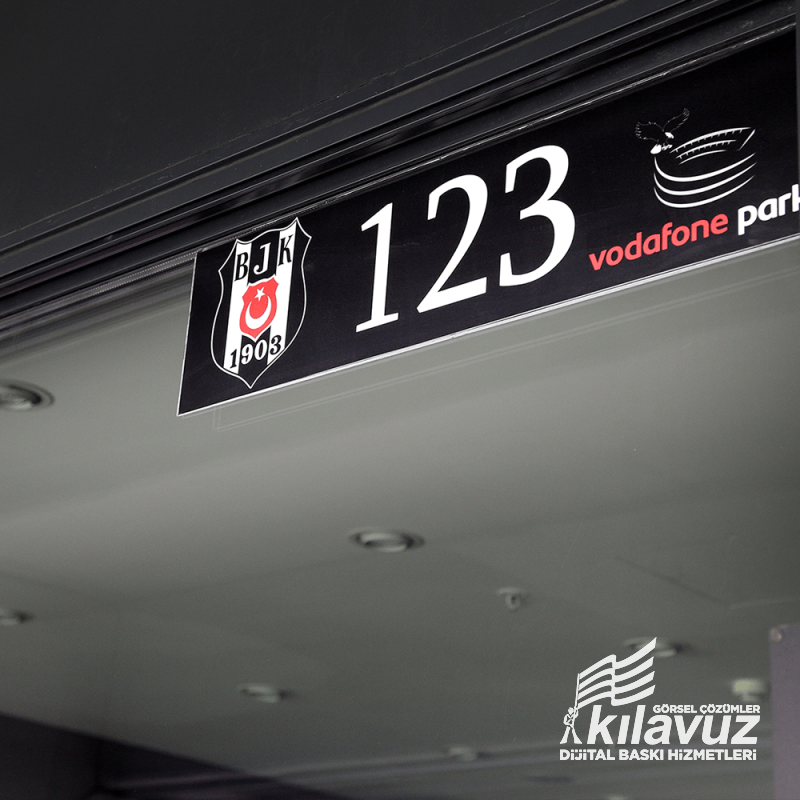 Indoor Direction Signs Unlit Signboard Toplu Sipariş