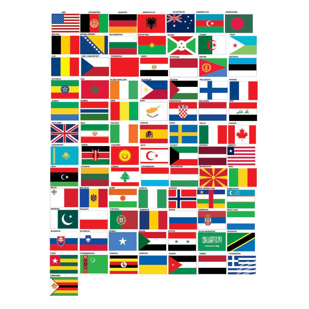 Ülke Bayrakları Bayrak Toplu Sipariş Ülke Bayrakları Bayrak Toplu Sipariş
