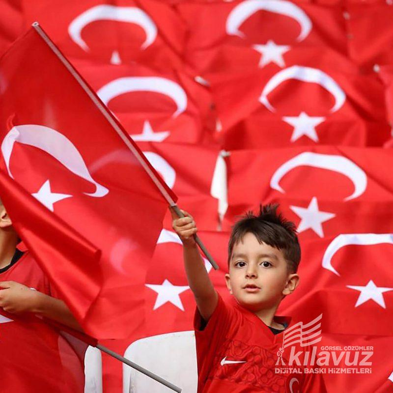Elde Sallama Türk Bayrağı Bayrak Toplu Sipariş 2