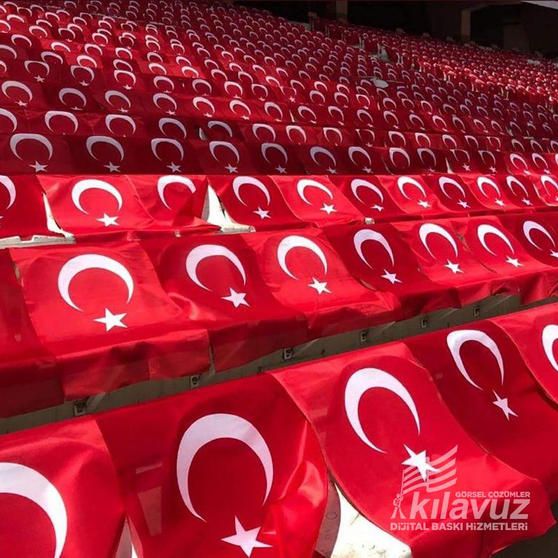 Elde Sallama Türk Bayrağı Bayrak Toplu Sipariş 3