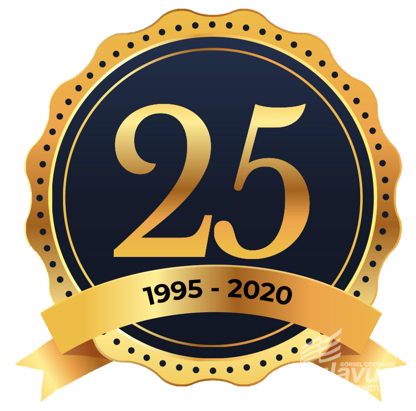 25 Years. 25th Anniversary. 25 Year Anniversary logo. Years of experience.