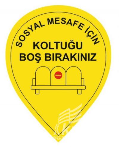 Koltuk Uyarı Stickerı Reklam Toplu Sipariş 2 Koltuk Uyarı Stickerı Reklam Toplu Sipariş 2