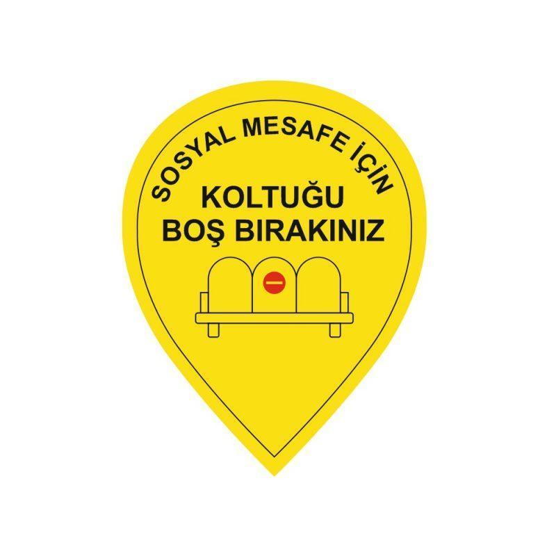Koltuk Uyarı Stickerı Reklam Toplu Sipariş 3 Koltuk Uyarı Stickerı Reklam Toplu Sipariş 3